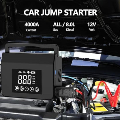 🔋Multi-Function PortableEmergency Car Jump Starter