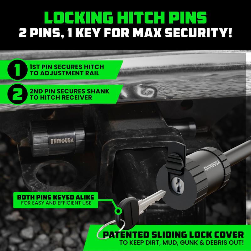 Adjustable Trailer Hitch 2 inch Receiver