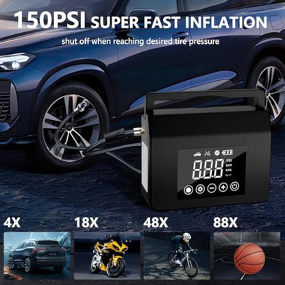 🔋Multi-Function PortableEmergency Car Jump Starter